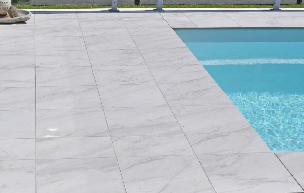 Carrara Marblano Porcelain Pool Tiles And Coping Outdoor Paving Tiles