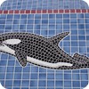 Orca ready-made killer whale mosaic picture