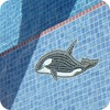 Orca ready-made killer whale mosaic mural