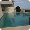 Pool, spa and steps fully tiled with CM126 Antique Aqua