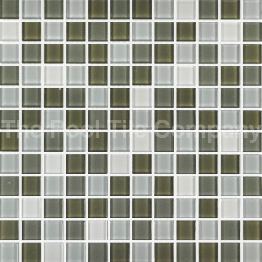 GCR270 Camo Light crystal glass mosaic pool tile