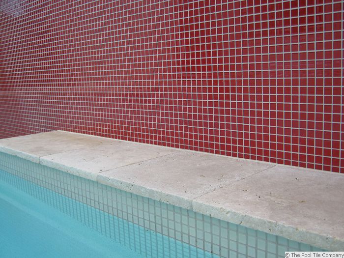 red pool tiles