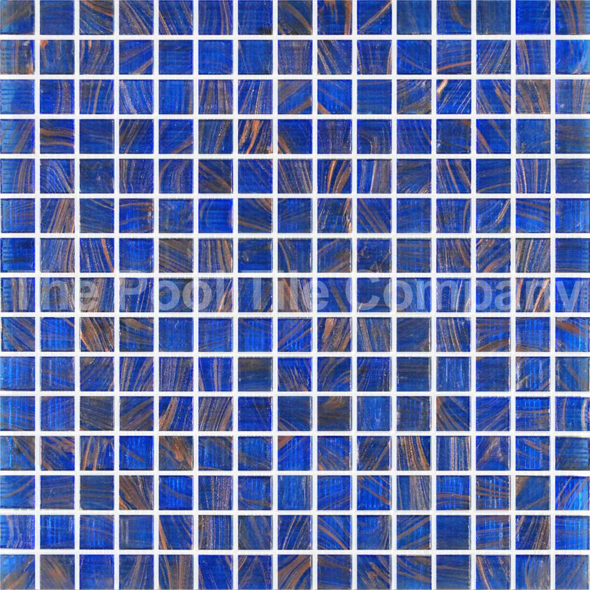 GC175 Sapphire Gold glass mosaic pool tile