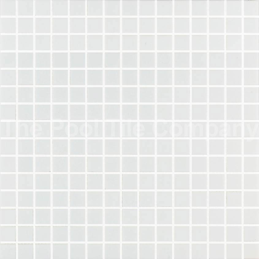 GC198 White glass mosaic pool tile