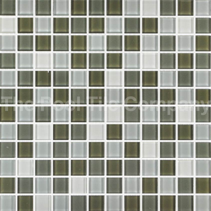 GCR270 Camo Light glass mosaic pool tile