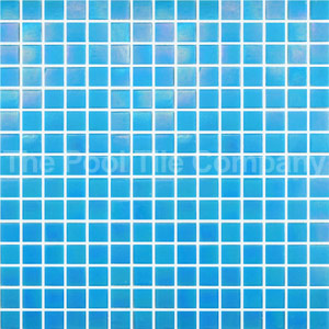 GC184 Light Sky Blue Pearl glass mosaic tiles