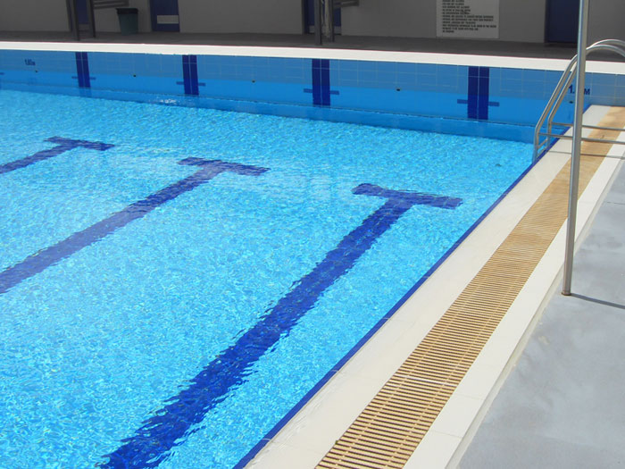 Serapool lane marking pool tiles