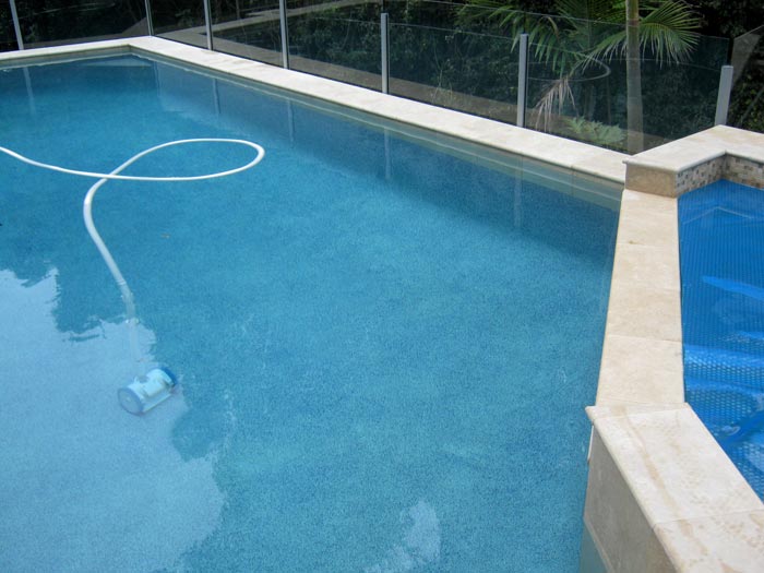 Travertine Linen pool coping