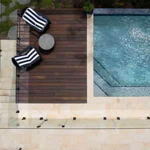 Almond Granite with Bering Sea