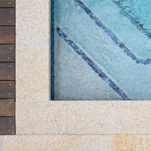 Almond Granite with Bering Sea