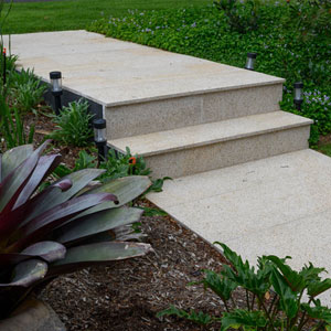 Almond Granite with Bering Sea