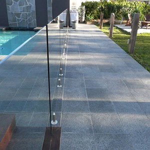 Black Granite Pool Surround Pavers