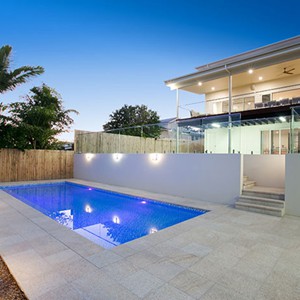 Honey Granite Pool Paving