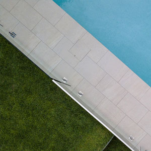 Mercury tiles shown in place