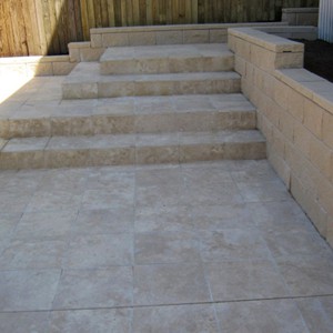 Travertine Linen Honed Filled Paving