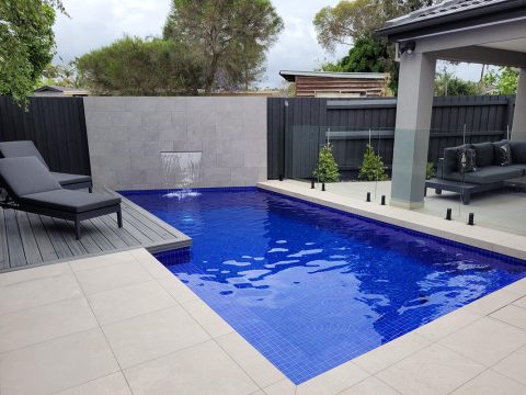 Capri Blue 48mm Ceramic Mosaic Pool Tiles CMC101