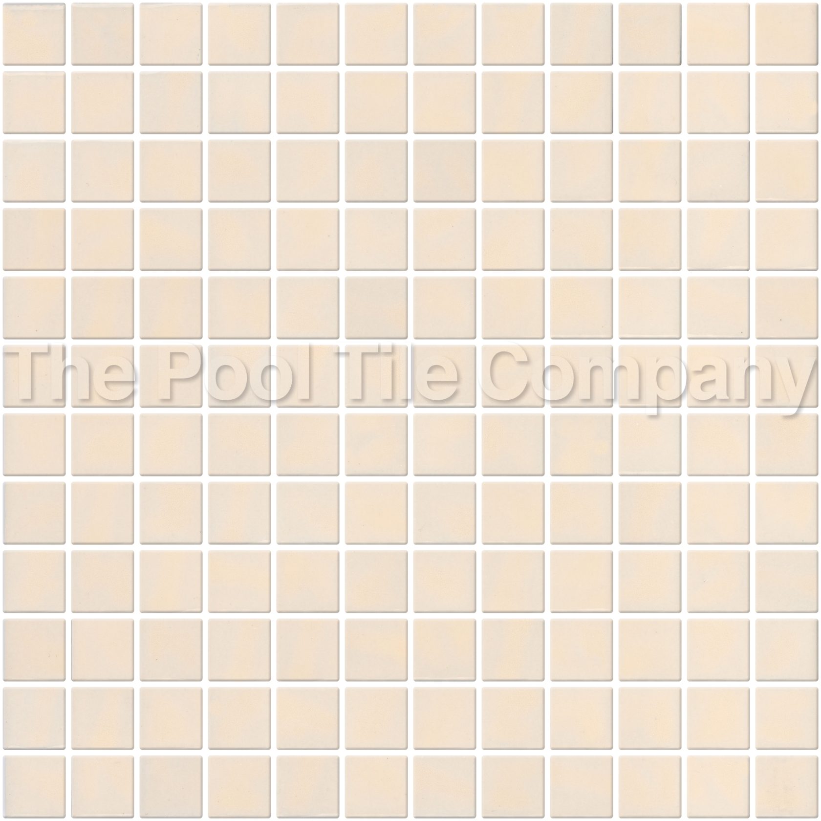 Vanilla Wavy glass mosaic pool tile