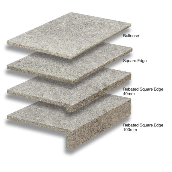 Nimbus Granite Coping options with descriptions