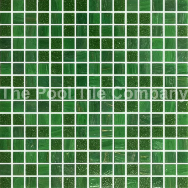 GC220 Daintree 20mm glass mosaic tile sheet 327 x 327mm