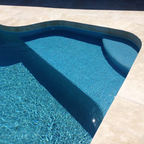 GCR210 Sky Blue Crystal fully tiled pool